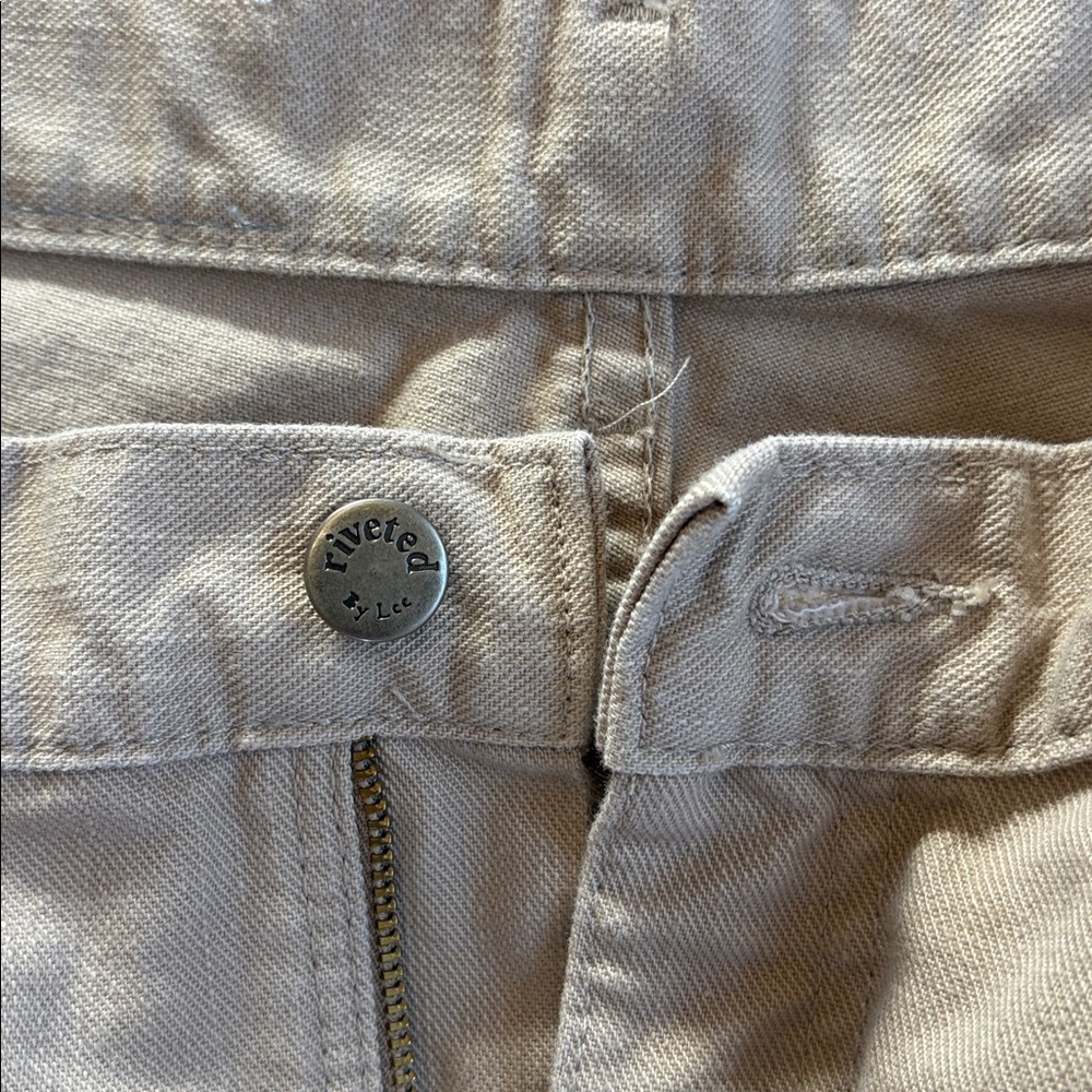 Lee Riveted Tan Retro Pants - Picture 3 of 6